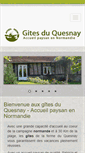 Mobile Screenshot of gites-du-quesnay.com